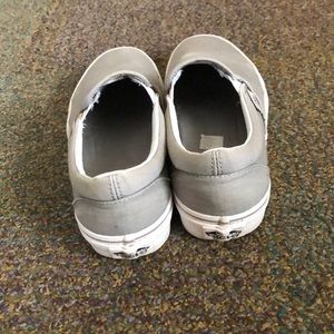 Gray Slip On Vans